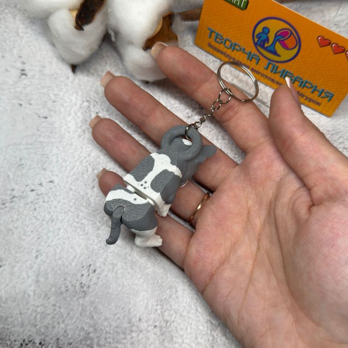 Брелок Песик домашні улюбленці Різні породи собак рухливі На подарунок