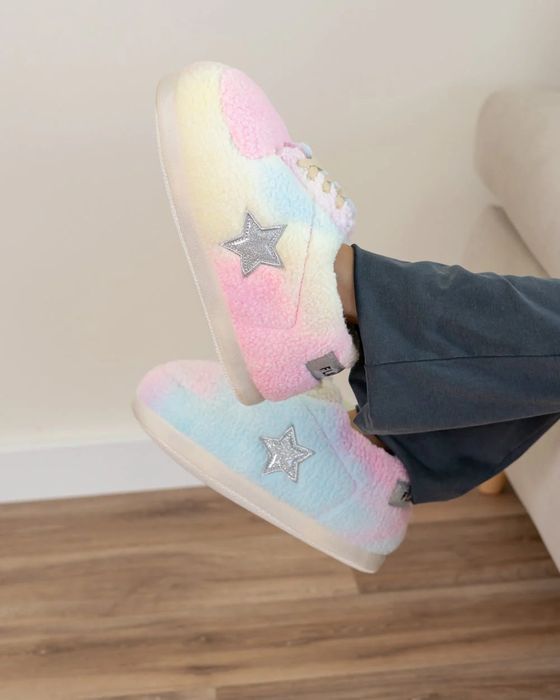 Pantufas Flamingueo Candy Multicolor