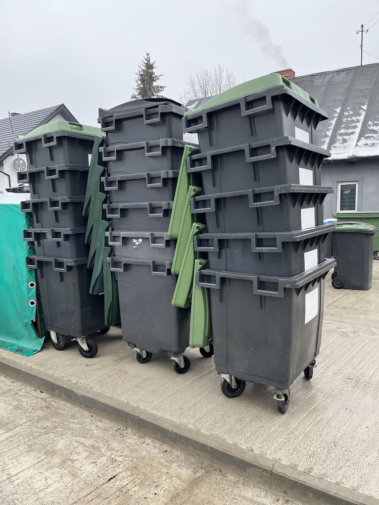 Kosze na śmieci-KOLOR segregacja- 240,140,120, L pojemnik , kubeł.
