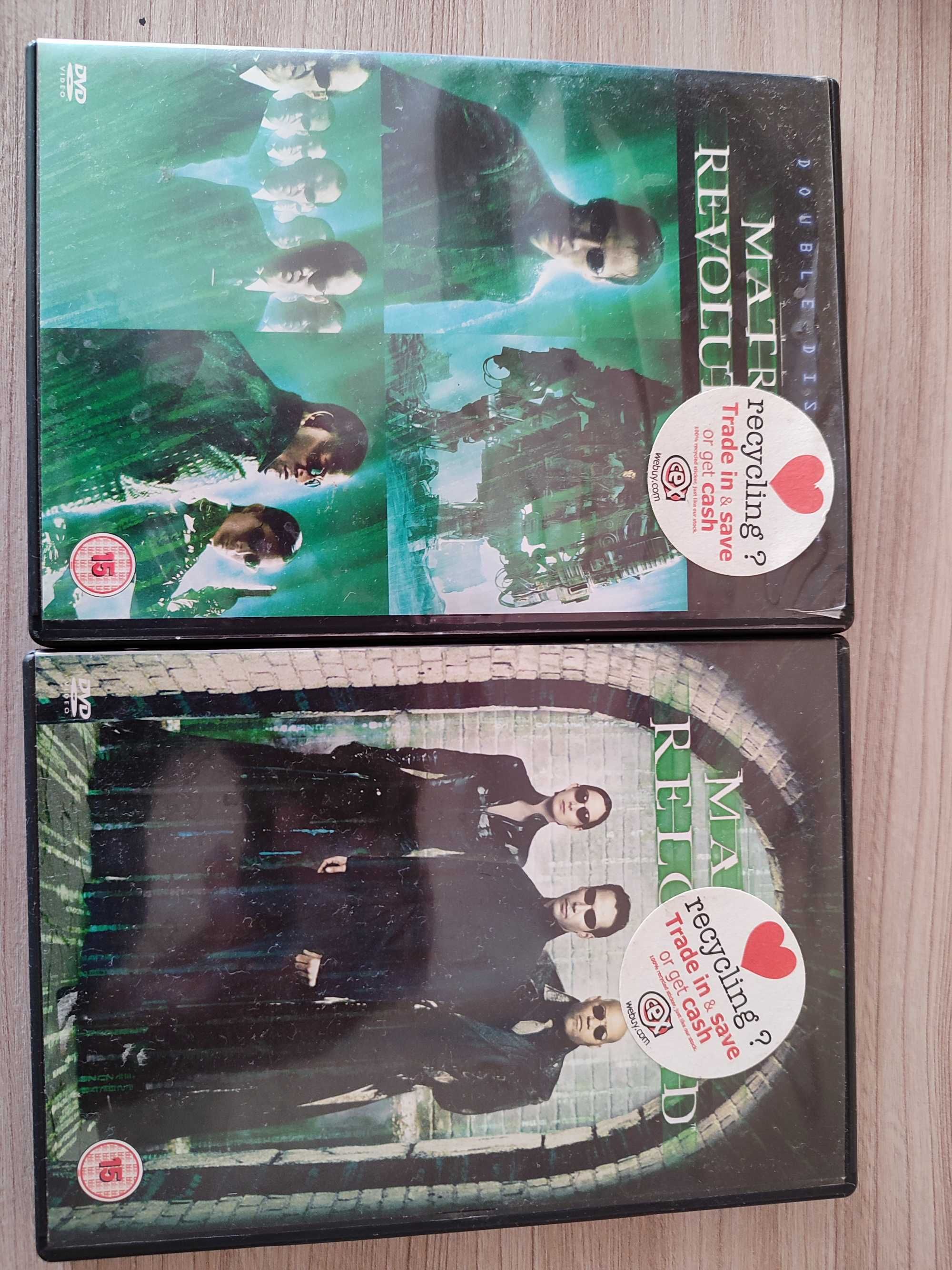 Dvd Film Matrix Revolution, oraz Reloaded 4 płyty, oryginał Eng ver.