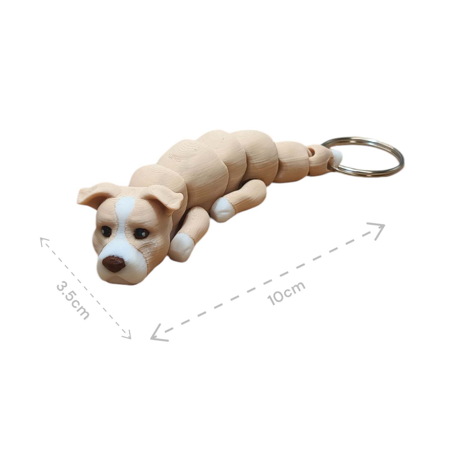 Ruchomy Brelok - Pitbull, American Pit Bull Terrier, Brelok, 90W2