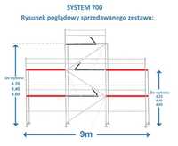 Rusztowanie SYSTEM 700 rusztowania w polu 3,0m szczyt budynku PROMOCJA