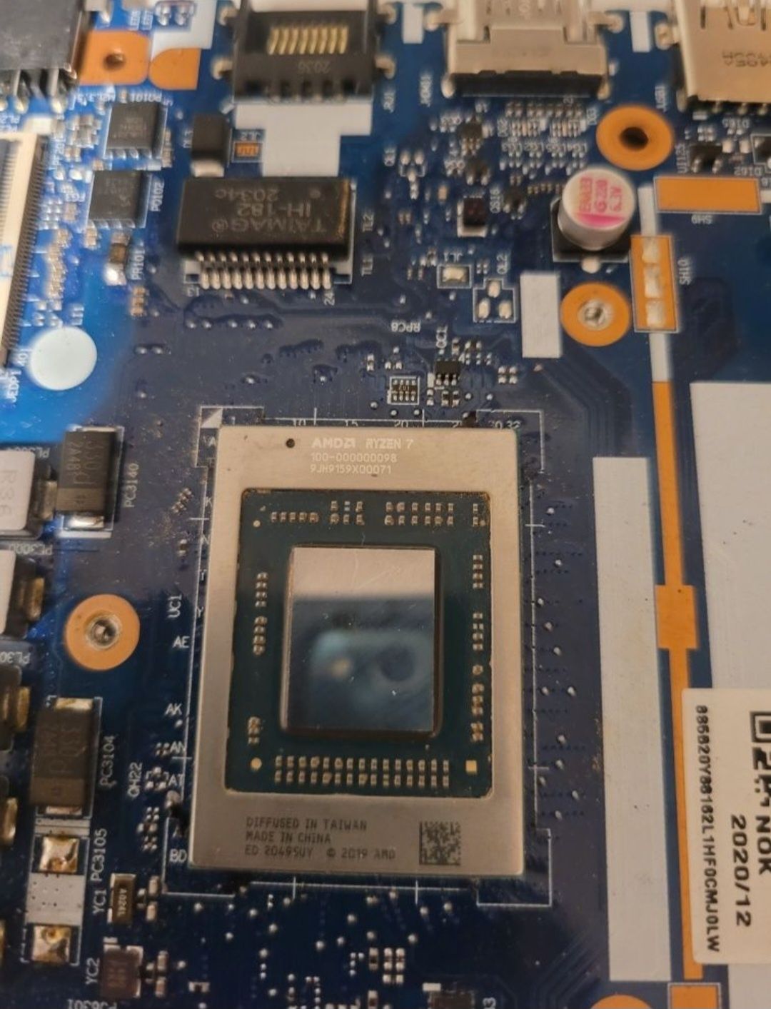 Плата неробоча Lenovo NM-D191 ryzen 7 4800 gtx1650ti0