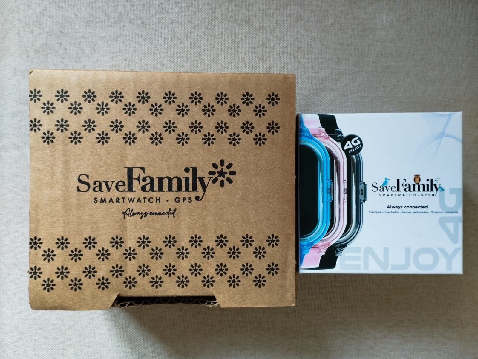 Relógio Enjoy com GPS e chamada savefamily