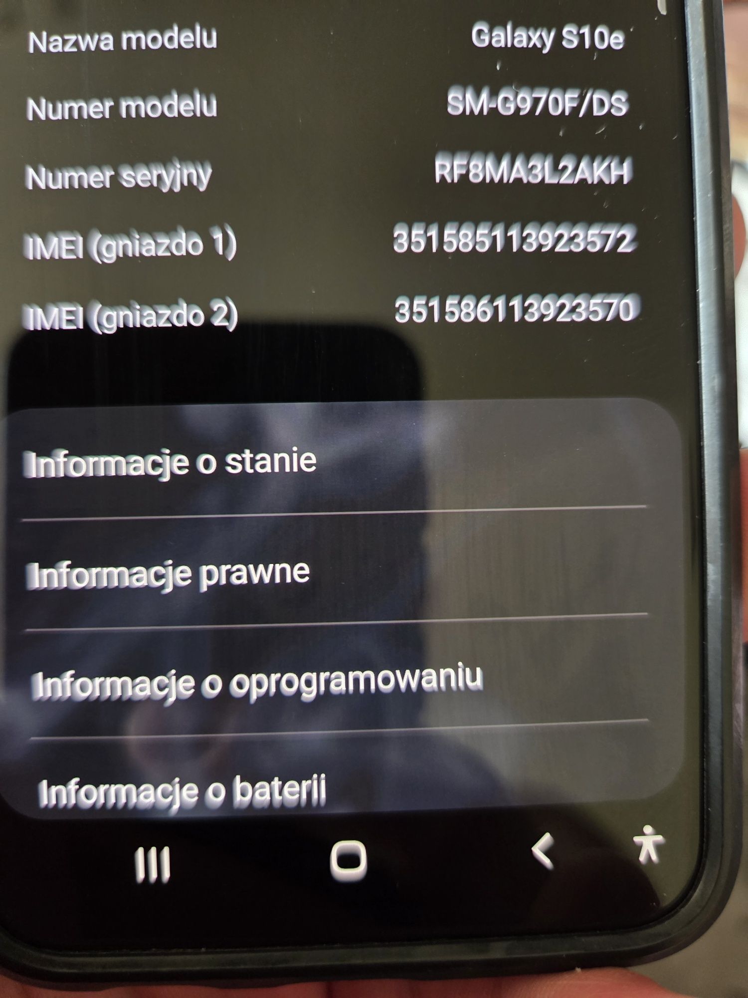 Samsung galaxy s 10 e