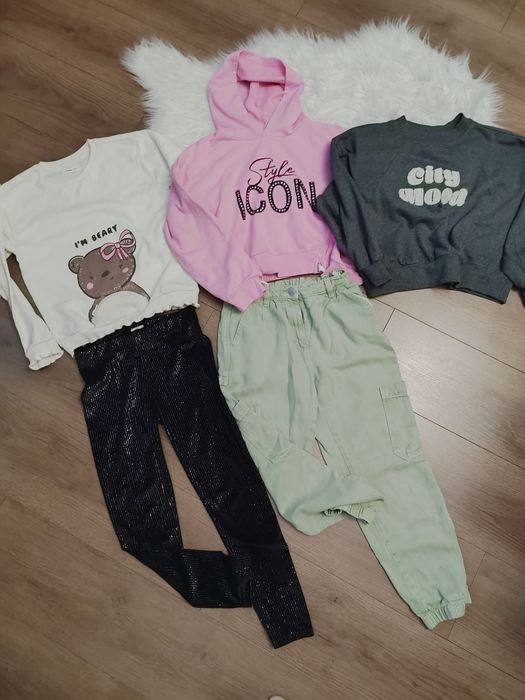 Ciuchy dla dziewczynki 134/140