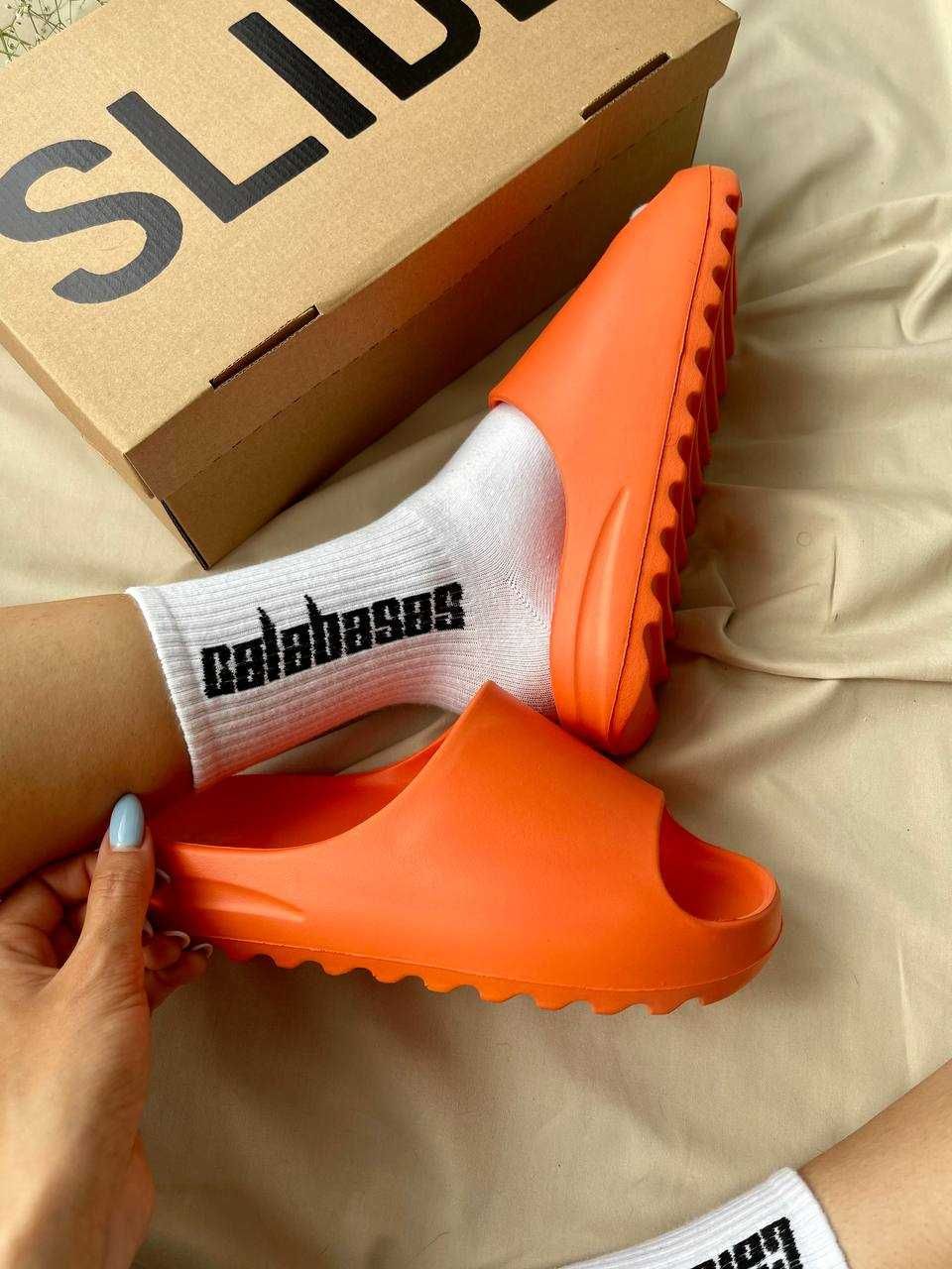 АКЦІЯ! Жіночі шльопанці Adidas Yeezy Slide ‘Orange’ (36-38 р.)