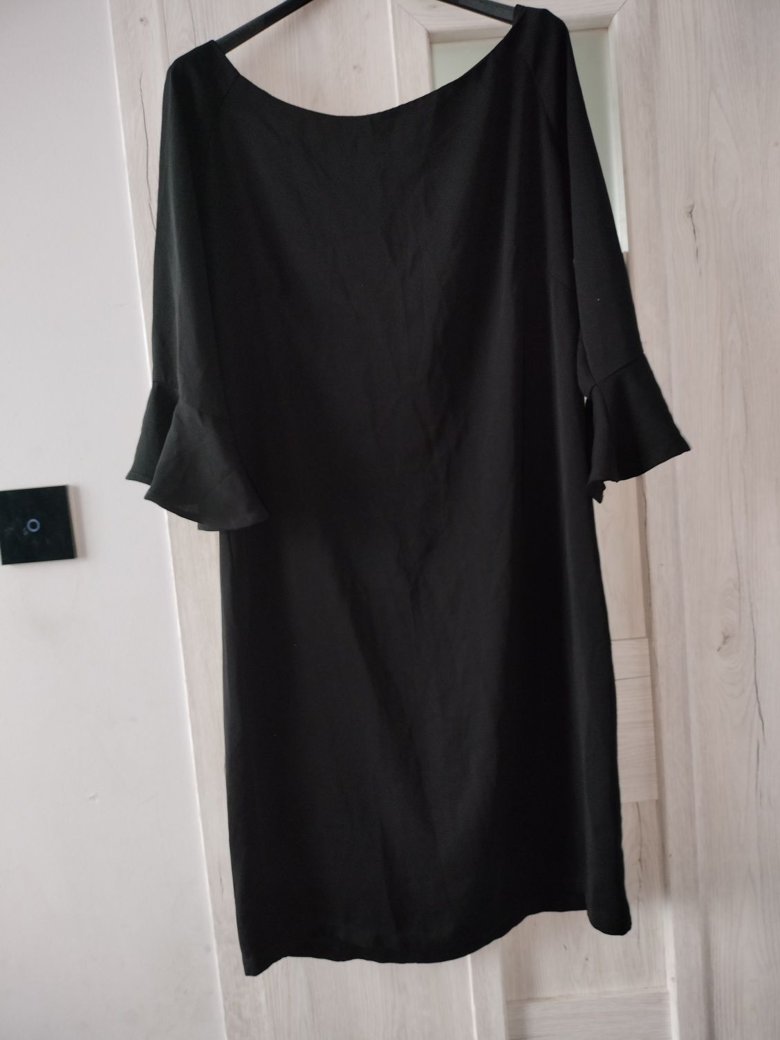 Czarna sukienka elegancka wizytowa 36/38 święta sylwester mała czarna