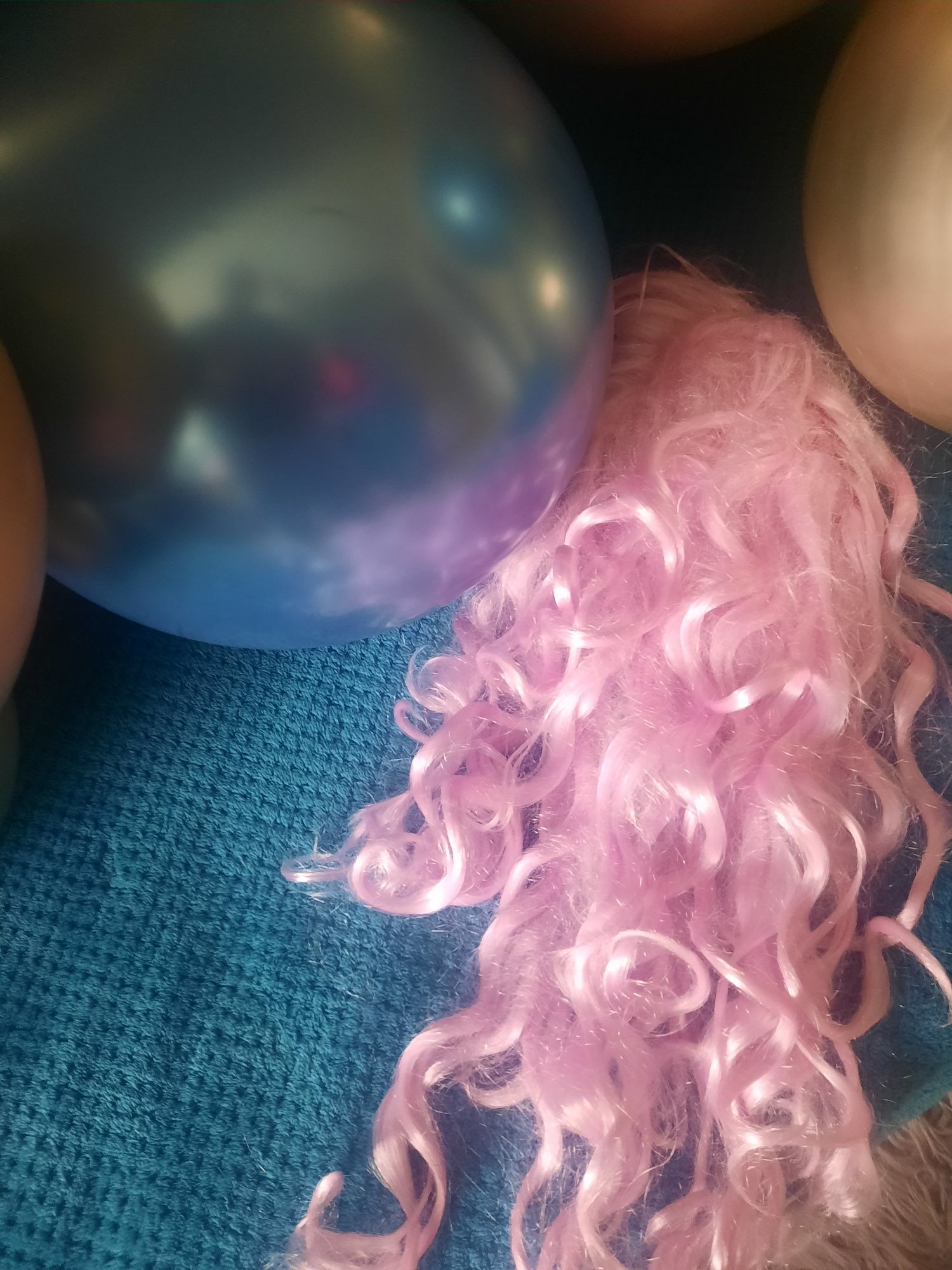 Peruka Wig różowy anime roz.uniwersalny
