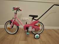 Rower dla dziewczynki 14 cali btwin unicorn 500