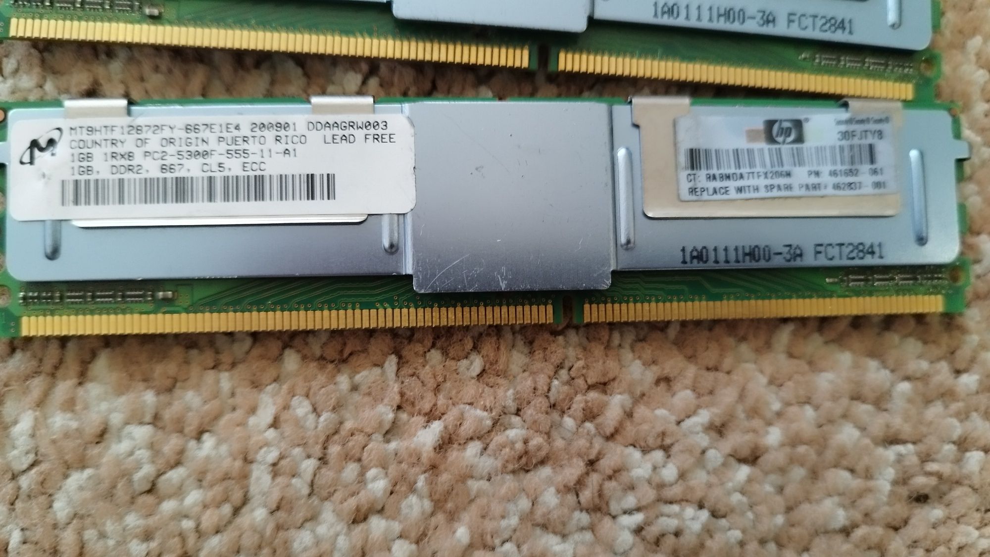 Pamięć ram serwerowa DDR2  2x 1GB