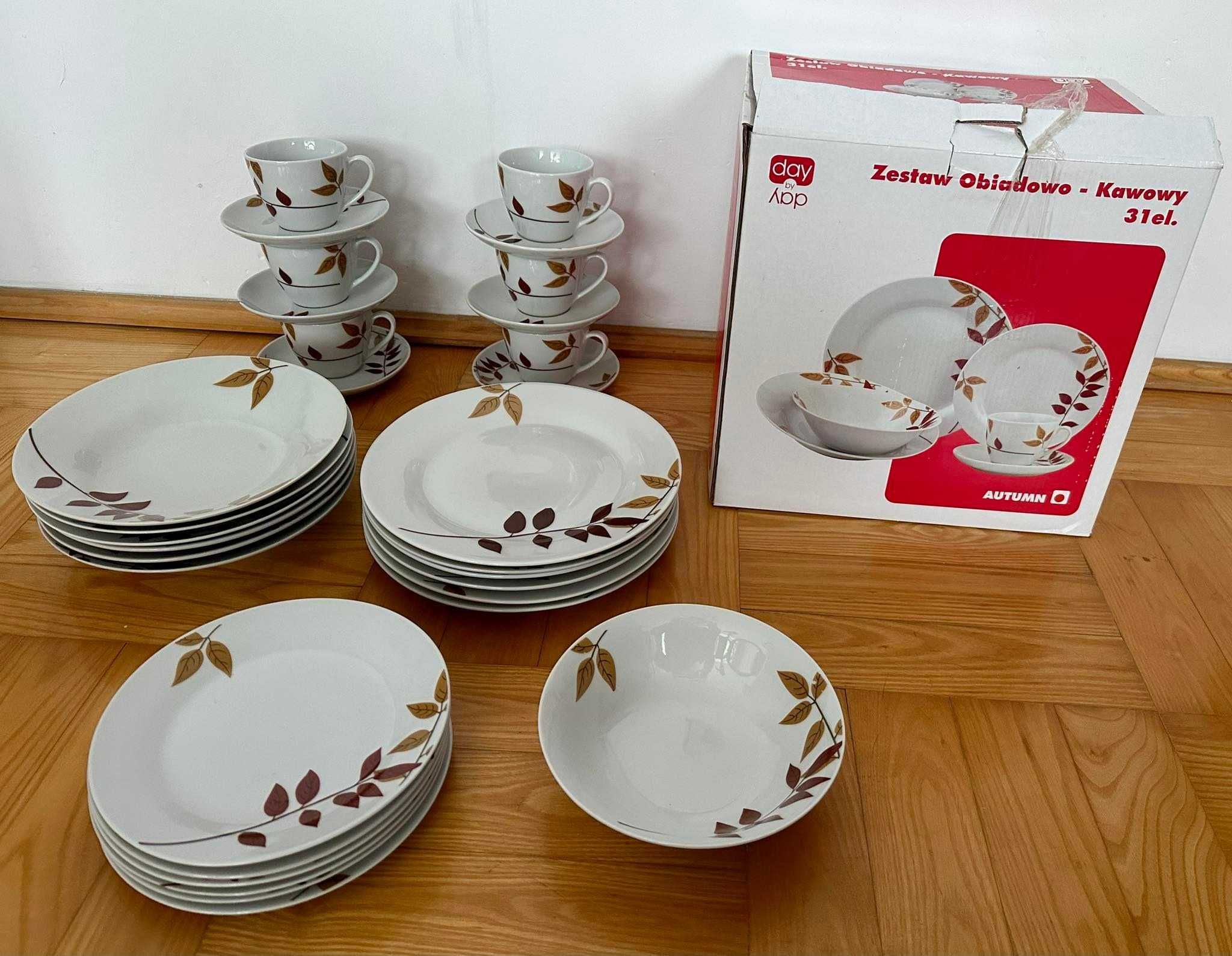 Serwis porcelanowy obiadowo-kawowy Altom autumn 60 szt - 12 osób