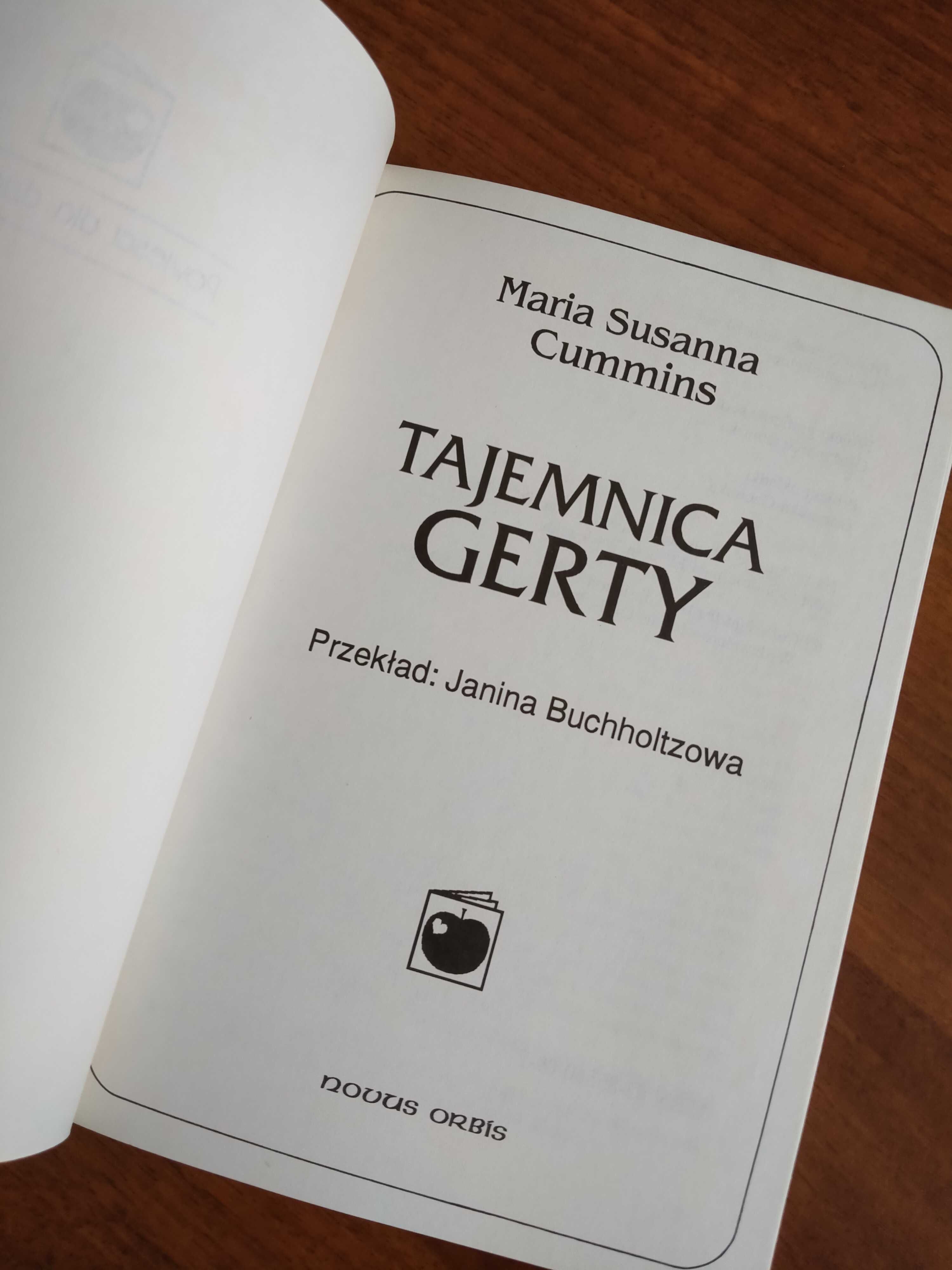 Tajemnica Gerty Maria Susanna Cummins powieść obyczajowa dla dziewcząt