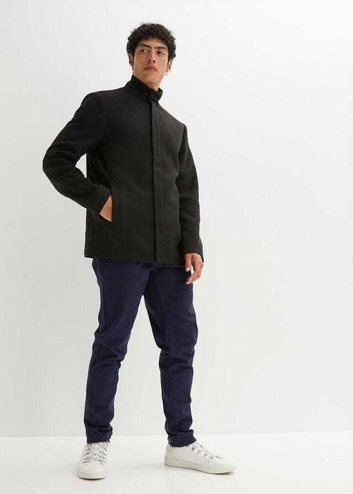 Płaszcz krótki męski czarny 54 BPC