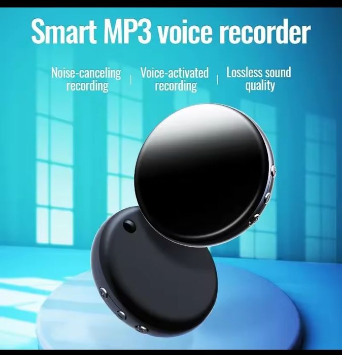 міні диктофон з автоматичним записом 4gb до 100 год, магніт!