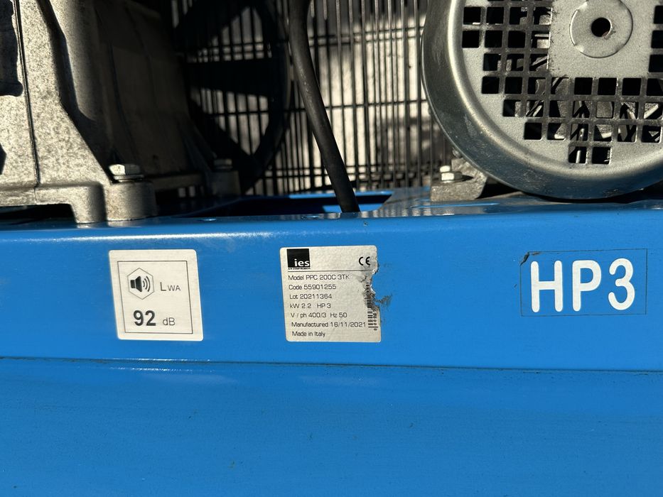 Compressor de Ar IES Correia Trifásico 200L