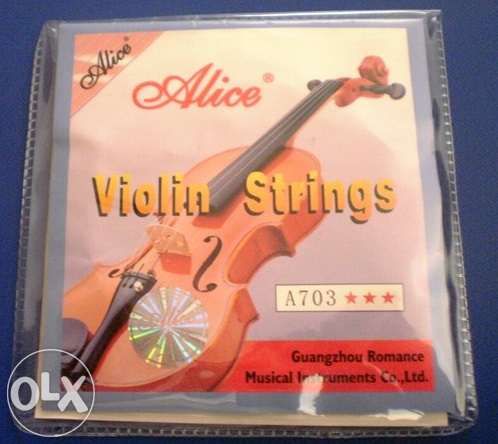Jogo de cordas de violino