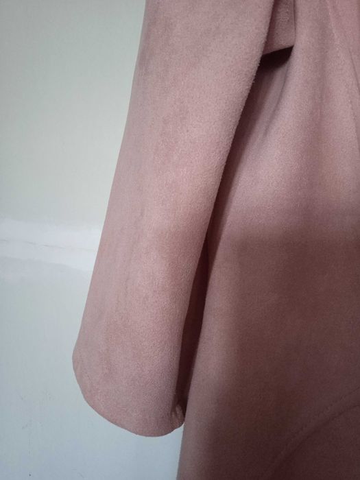 платье замш,болеро травка.