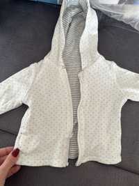 Dwustronna ciepła bluza z kapturem dla malucha noworodka