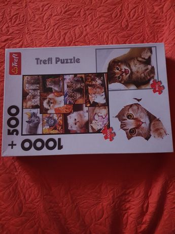 Puzzle 1000+500 Trefl