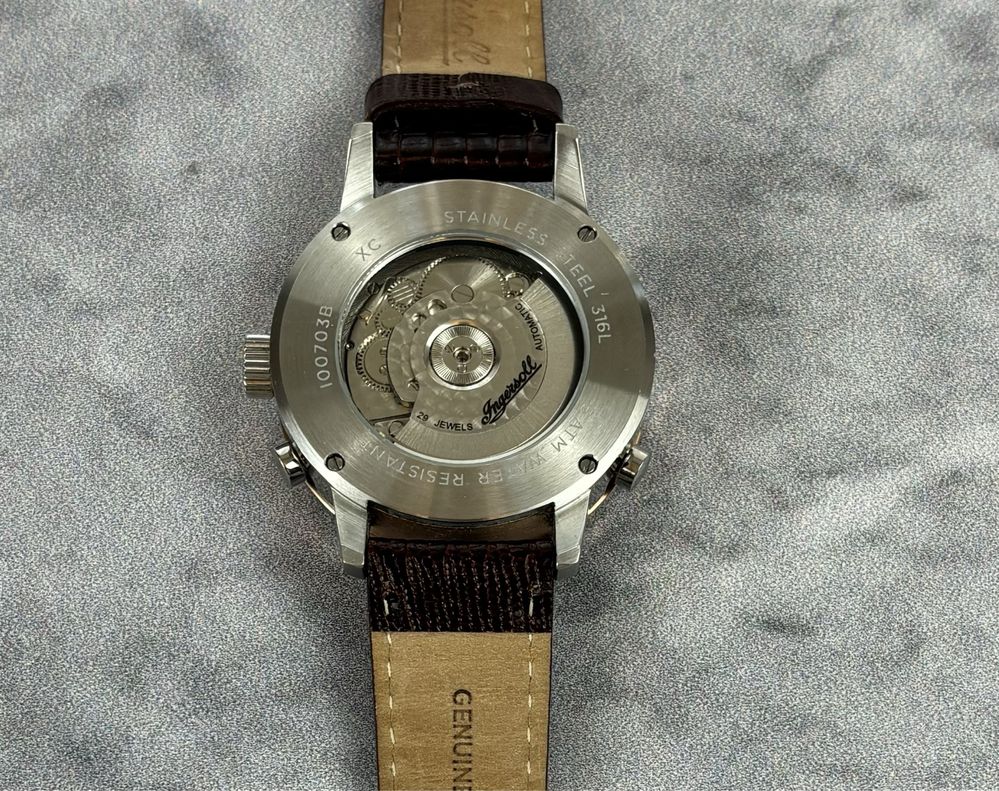 Класичний чоловічий годинник Ingersoll I00703B, XS, 316L, 5ATM