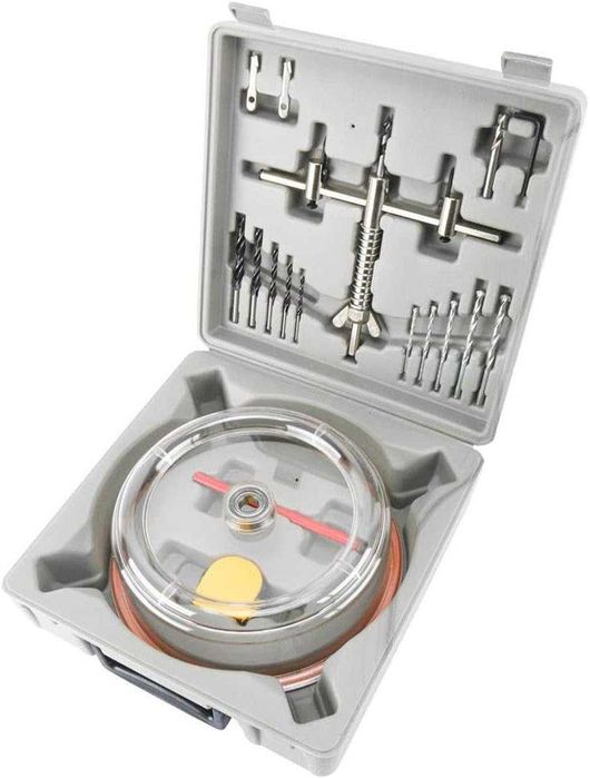 Uniwersalna otwornica do płyt G-K, sklejki, plastiku. ZESTAW ze zdjęć