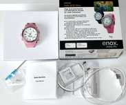 2w1 Zegarek analog + telefon smartwatch LTE różowy ENOX Safe-KID-One