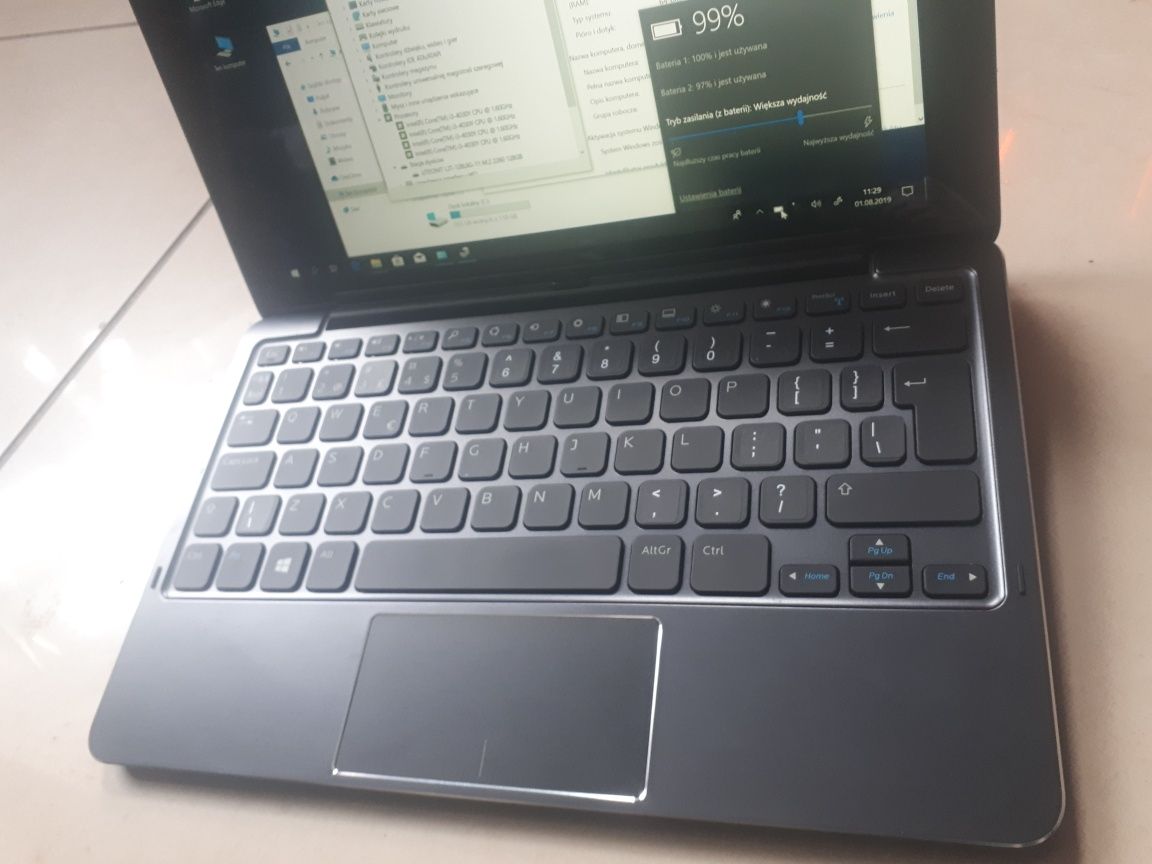 2w1 dell venue 7130 i5 8gb 256ssd 11 fhd dotyk tablet