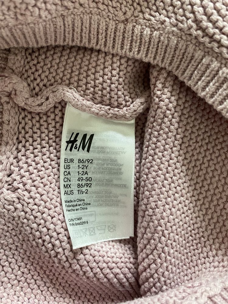 Zestaw wiosennych czapek i komin-H&M 86/92