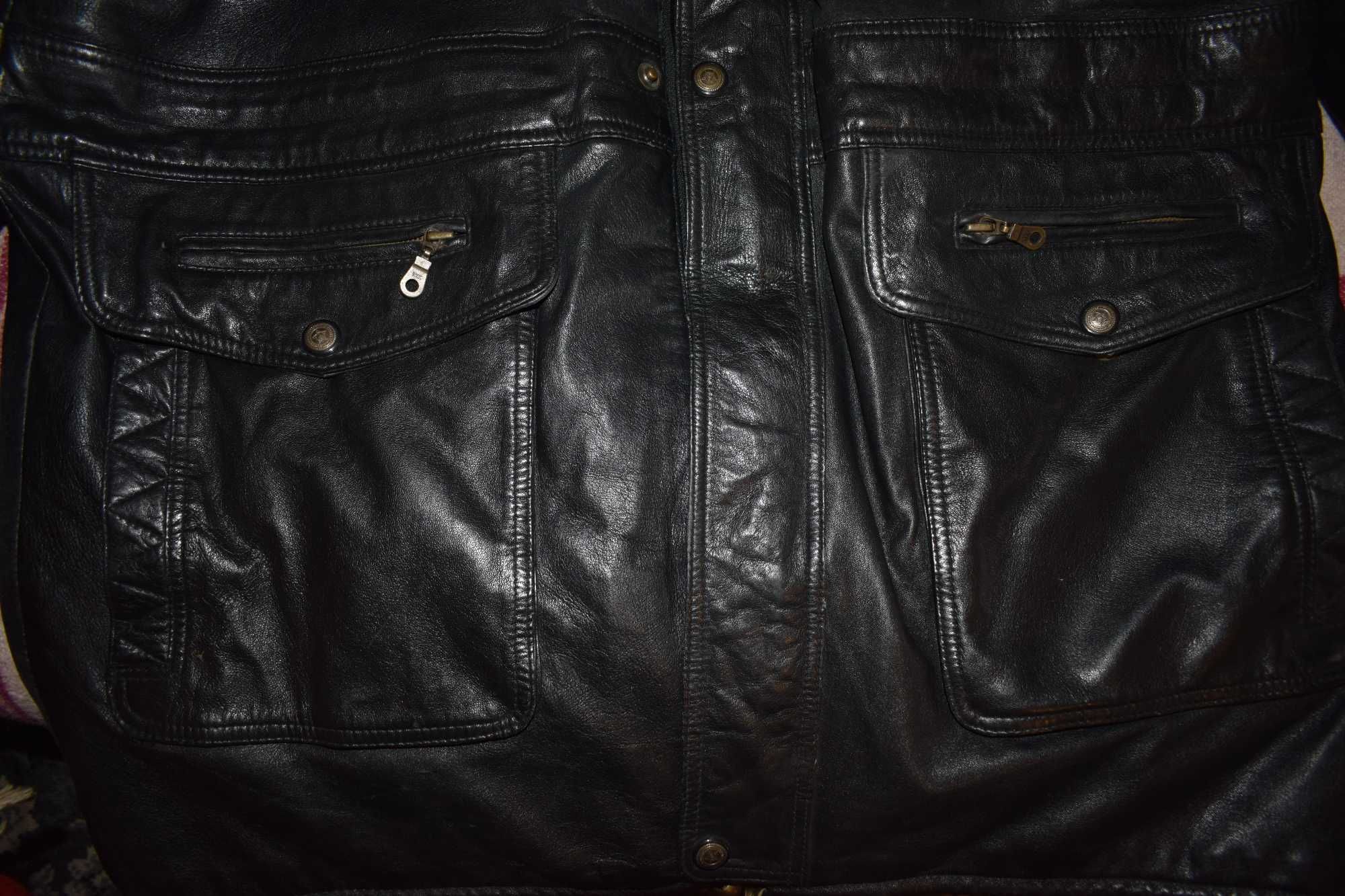 Полупальто (куртка) из натуральной мягкой кожи. Размер XXXL