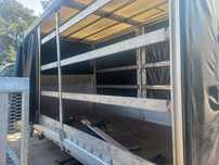 Zabudowa  10 epal aluminowa Winda Bar 1.5 t Plandeka Firanka Paka ivec