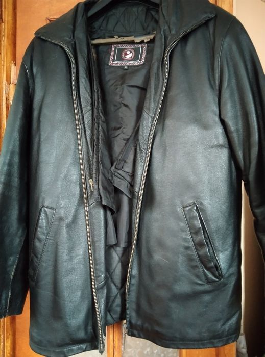 Шкіряна куртка чоловіча