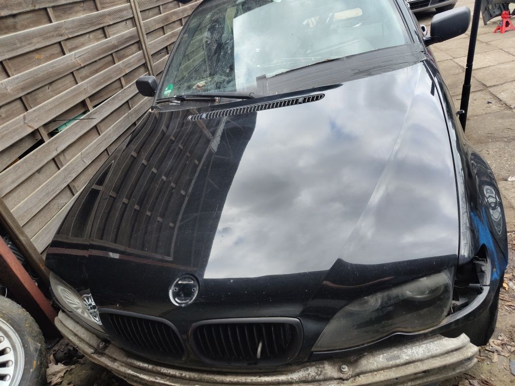 BMW E46 sedan touring maska Black sapphire oryginalny lakier w kolor