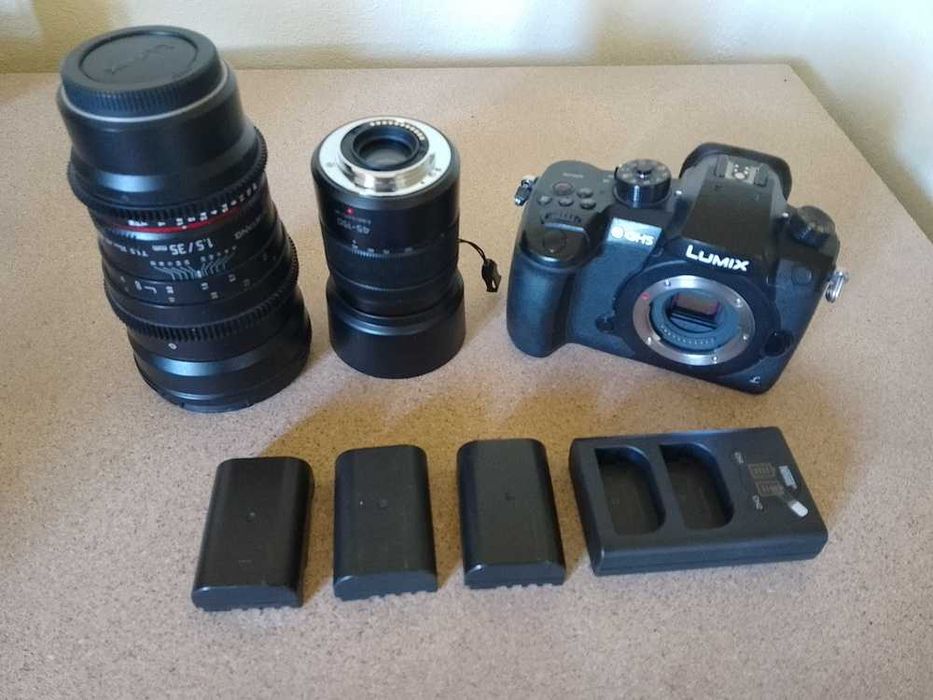 Aparat bezlusterkowy Panasonic Lumix GH5 Obiektyw G VARIO Samyang GH 5