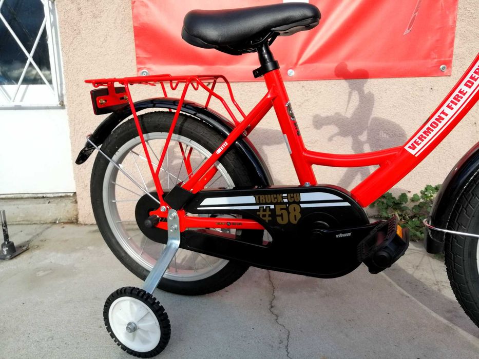 NOWY VERMONT FIRE DEPARTMENT *Koła 16* Dziecięcy Kółka Boczne Koszyk!
