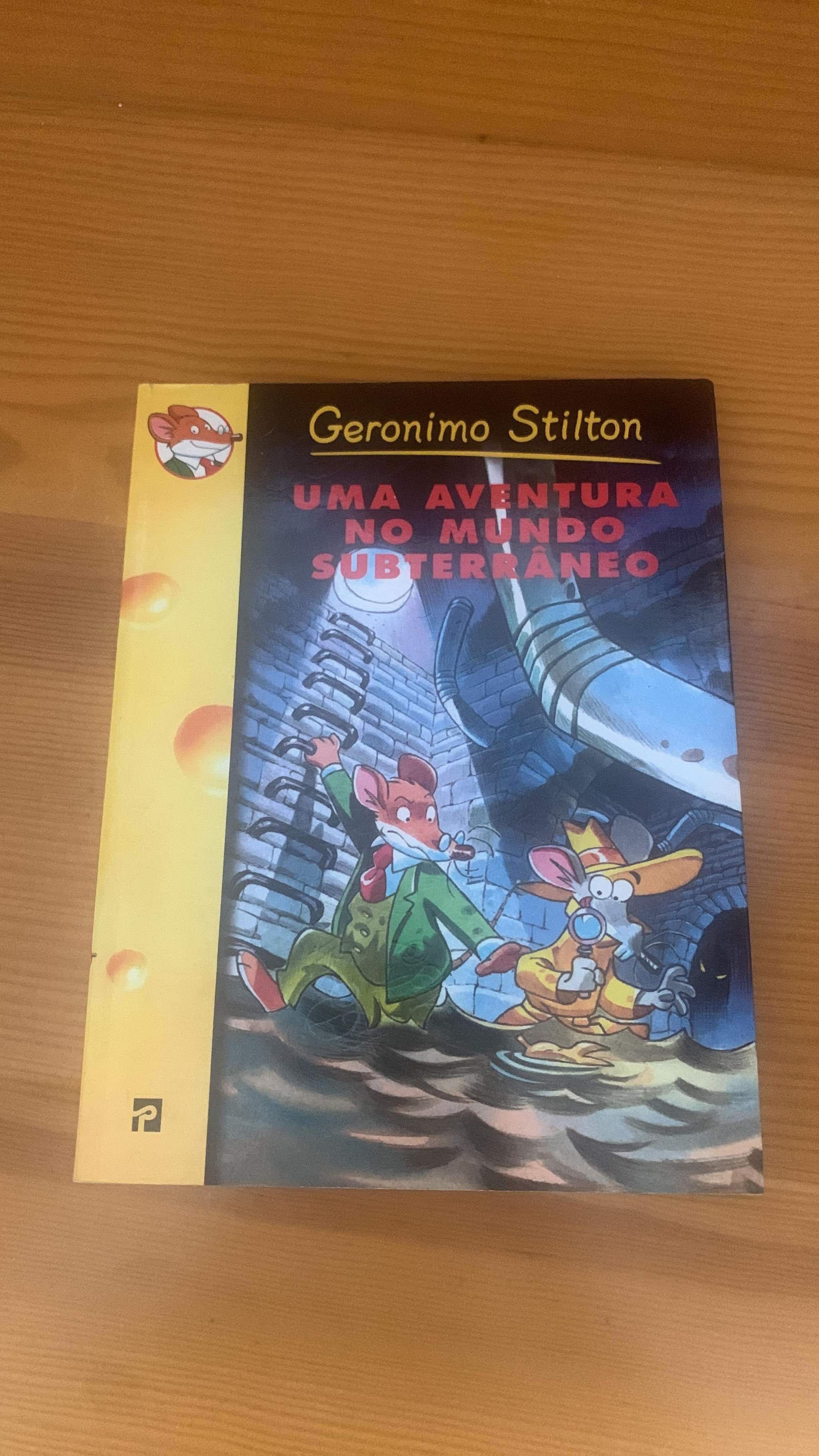 Livro geronimo- uma aventura no mundo subterrâneo