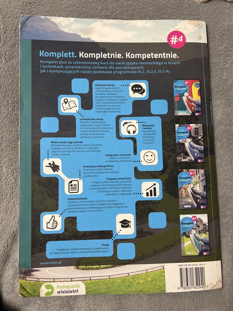 Komplett 4 niemiecki podręcznik