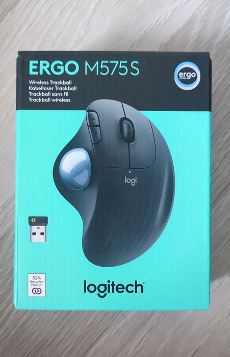 Mysz LOGITECH Ergo M575S Grafitowy