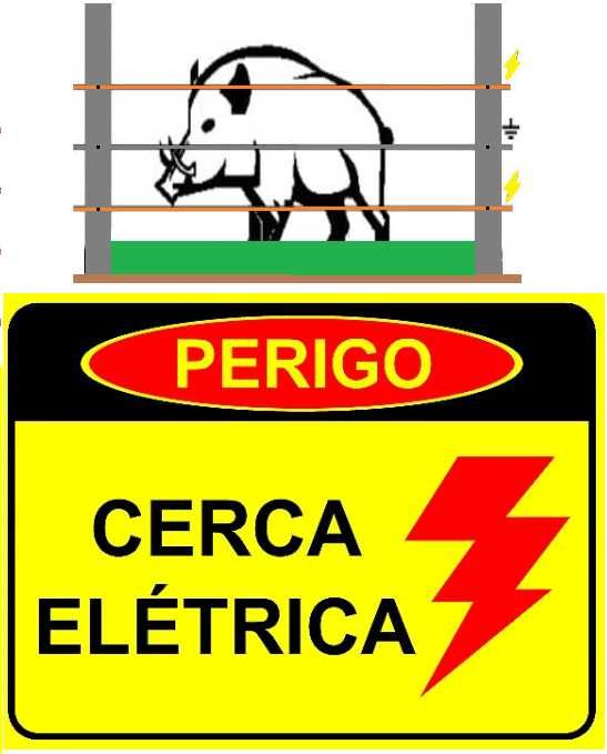 Cerca elétrica  animais de estimação ou Selvagens