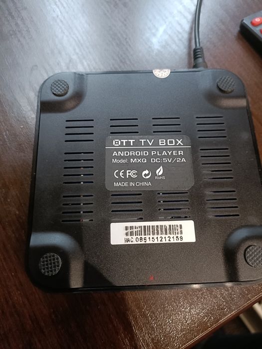 Otto TV box android player model mxq