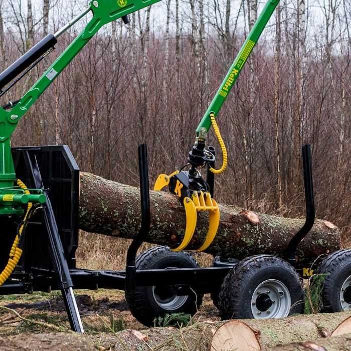 Kleszcze do lasu chwytak do drewna 100 cm rozpietości