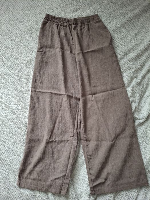 Spodnie damskie lużne nogawki sinsay S