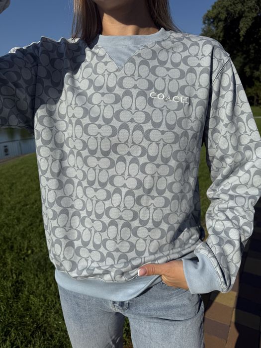 Свитшот Кофта оверсайз жіноча М Коус Coach