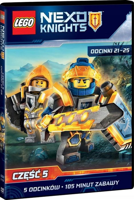 Lego Nexo Knights Część 5 Film Dvd - Nowy - Folia