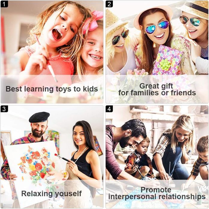 Obrazy dla dorosłych malowanie po numerach Kobieta i Motyl,