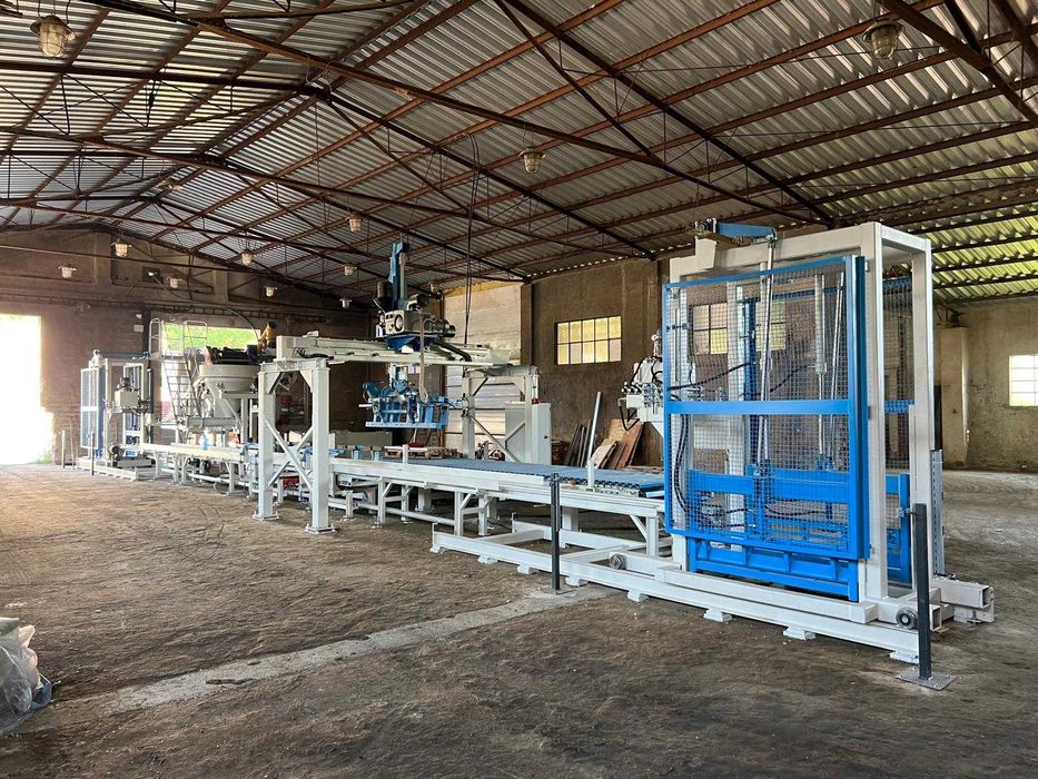 Linia WETCAST do produkcji płyt ogrodzenia i innych wyrobów z betonu