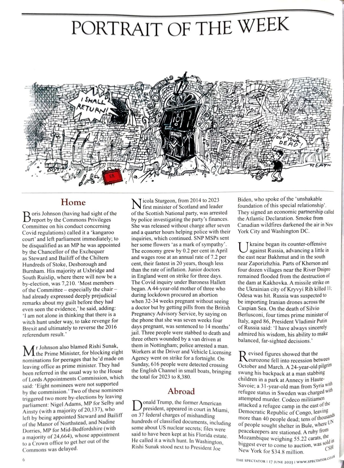 The Spectator 17.05.2023 polityka, opinie, język angielski Rishi Sunak