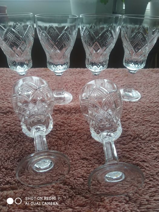 Нобір рюмок. Кришталь. 6 шт.