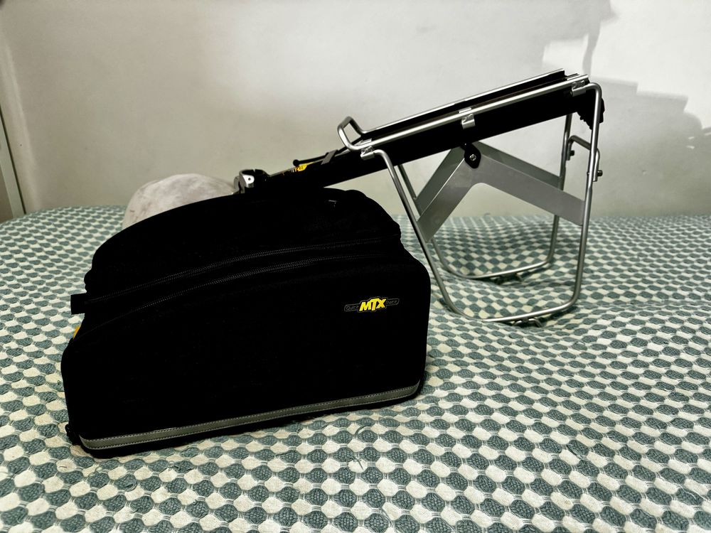 Alforges Topeak MTX + porta bagagem Topeak