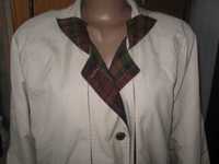 Куртка женская большого размера,весна,на шерстян подкладке р56-58 дл82